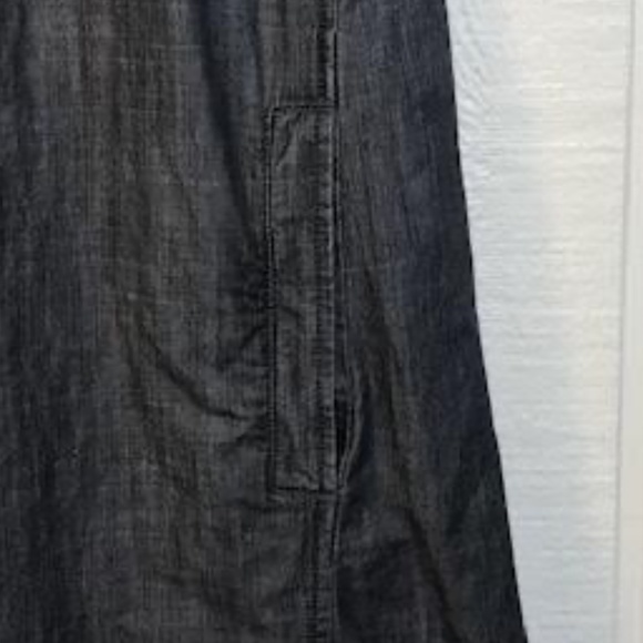 EILEEN FISHER DK GREY ORGANIC COTTON DENIM DRESS SZ. M - Picture 6 of 12